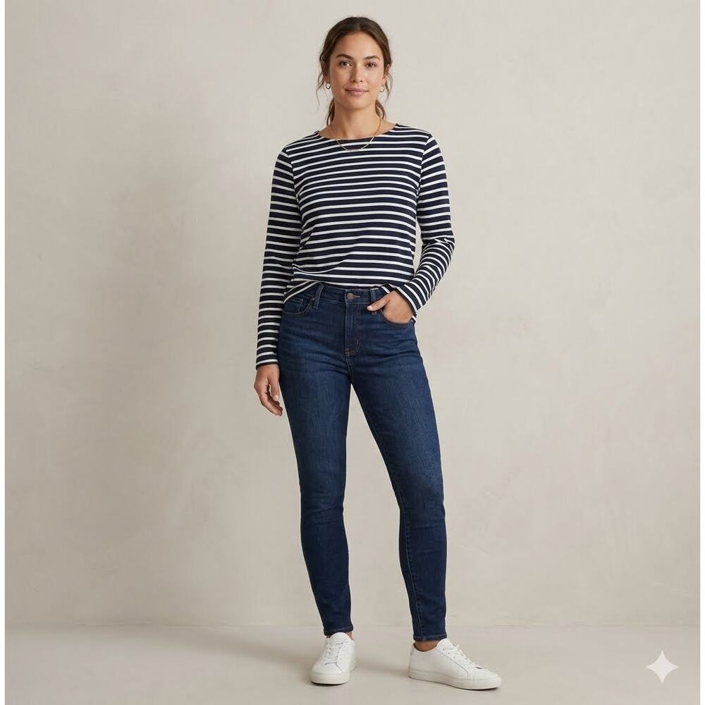 Madewell Skinny Jeans Women’s 30x32 Dark Wash Stretch Denim Blue